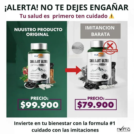 Shilajit Ultra ° Potencia y vigor, rinde como un Toro