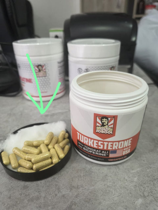 Turkesterone con tongkat ali old school original