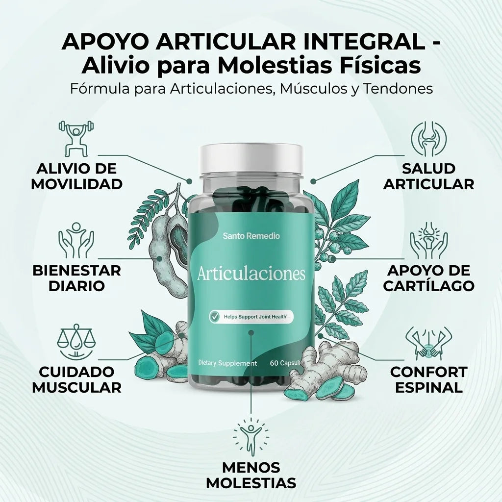 Santo remedio Articulaciones - Dile adiós al dolor en tus articulaciones y vuelve a moverte con libertad ✨