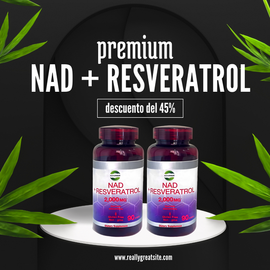 NAD + RESVERATROL | Luce como si tuvieras 20 de nuevo !!