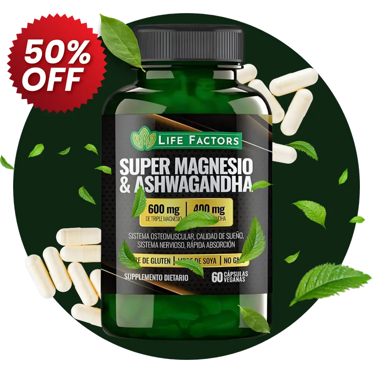 Super magnesio y Ashwagandha | dale a tu cuerpo la tranquilidad que merece!!