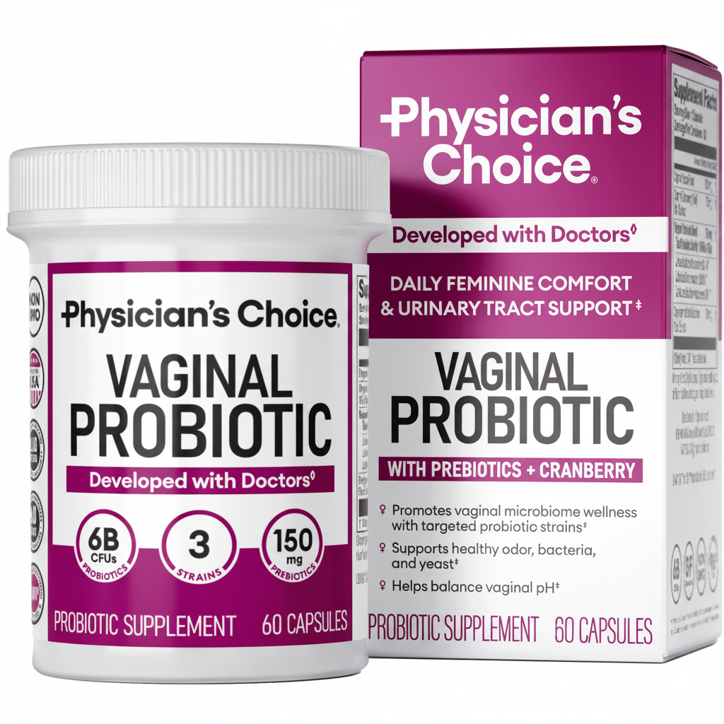 VAGINAL PROBIOTIC x 60 cápsulas -🦠 Protege tu flora vaginal y evita infecciones de forma natural.
